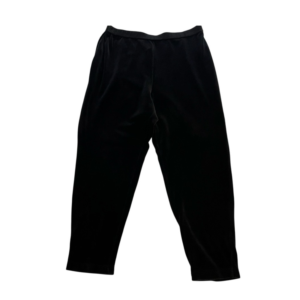 Vintage Joan Black Velvet Pants Size 2X